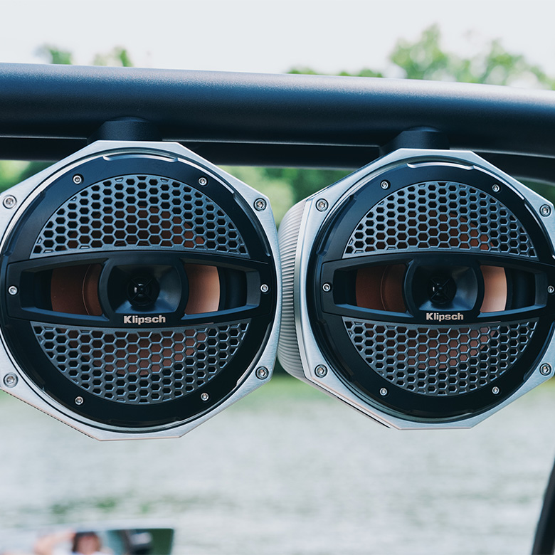 Luxury boat speakers