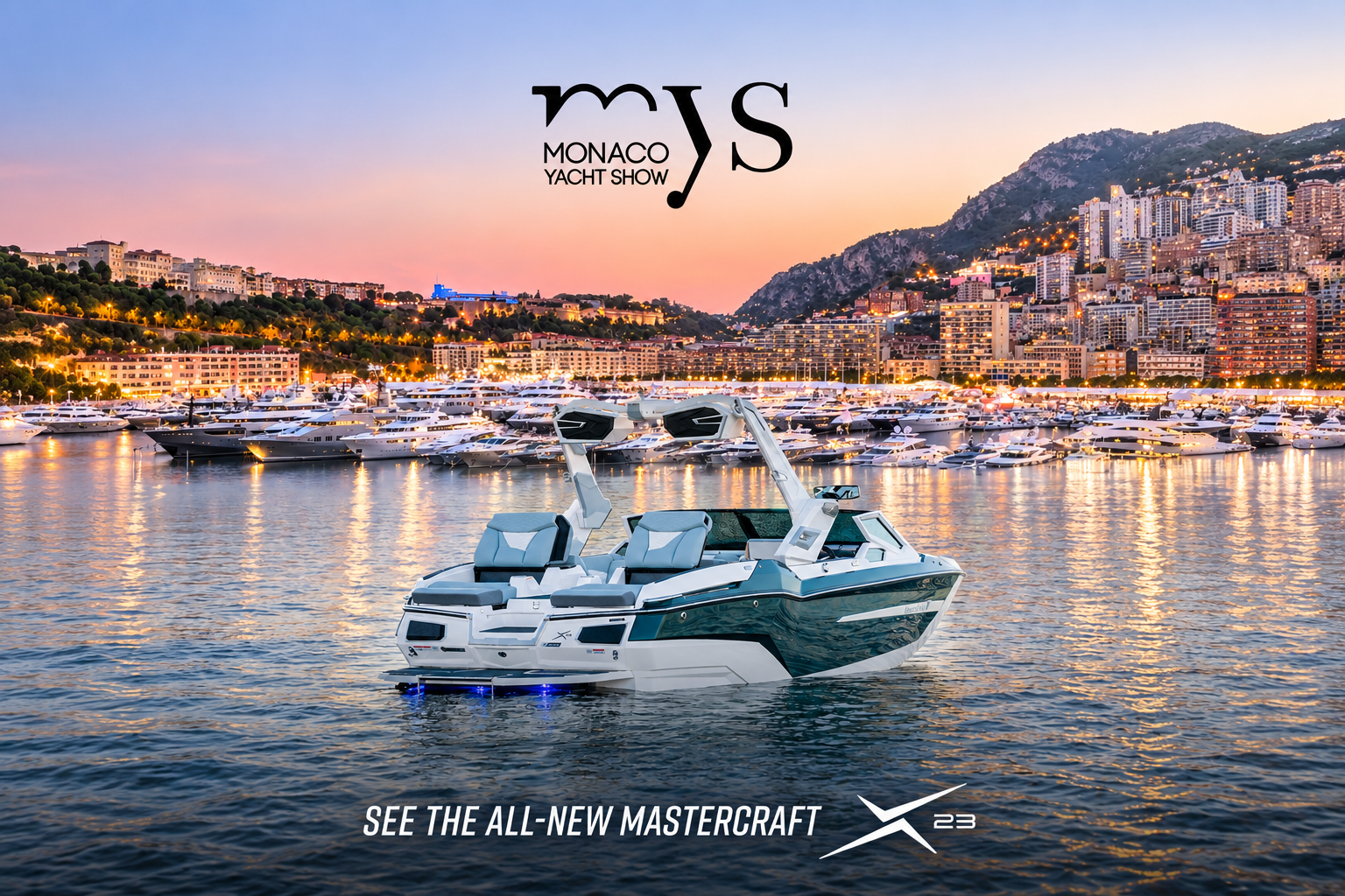 MasterCraft Boats UK heads to Monaco Yacht Show with the new X23